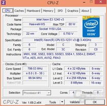 800 MHz beim Leerlauf (Energiesparmodus)