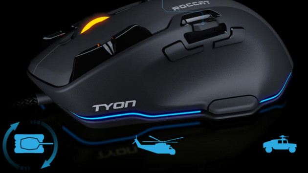 „Fin-Switch“ und „X-Celerator“ zieren die Roccat Tyon
