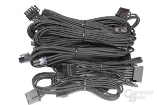 BitFenix Fury 550W – einzeln ummantelte Kabel