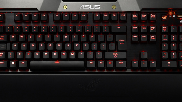 Asus: Mechanische Tastatur GK2000 unter „ROG“-Flagge