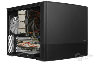 Fractal Design Node 804 - Testsystem seitlich
