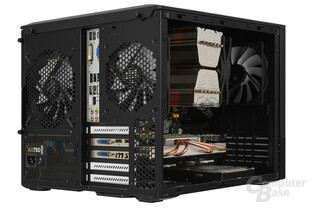 Fractal Design Node 804 - Testsystem seitlich