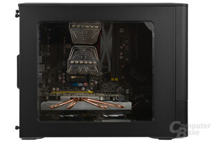 Fractal Design Node 804 - Testsystem geschlossene Seitenwand