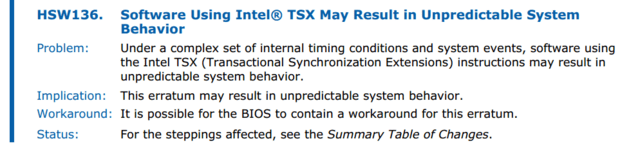 TSX-Problem laut Intel (PDF)