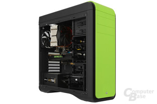 Aerocool DS 200 - Testsystem seitlich