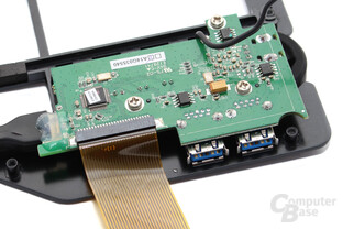 Zusatztasten und Hub auf separaten PCB mit Nuvoton-Controller