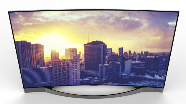 Medion Life X18028: Gebogener Fernseher mit 55 Zoll und UHD für 1.500 Euro