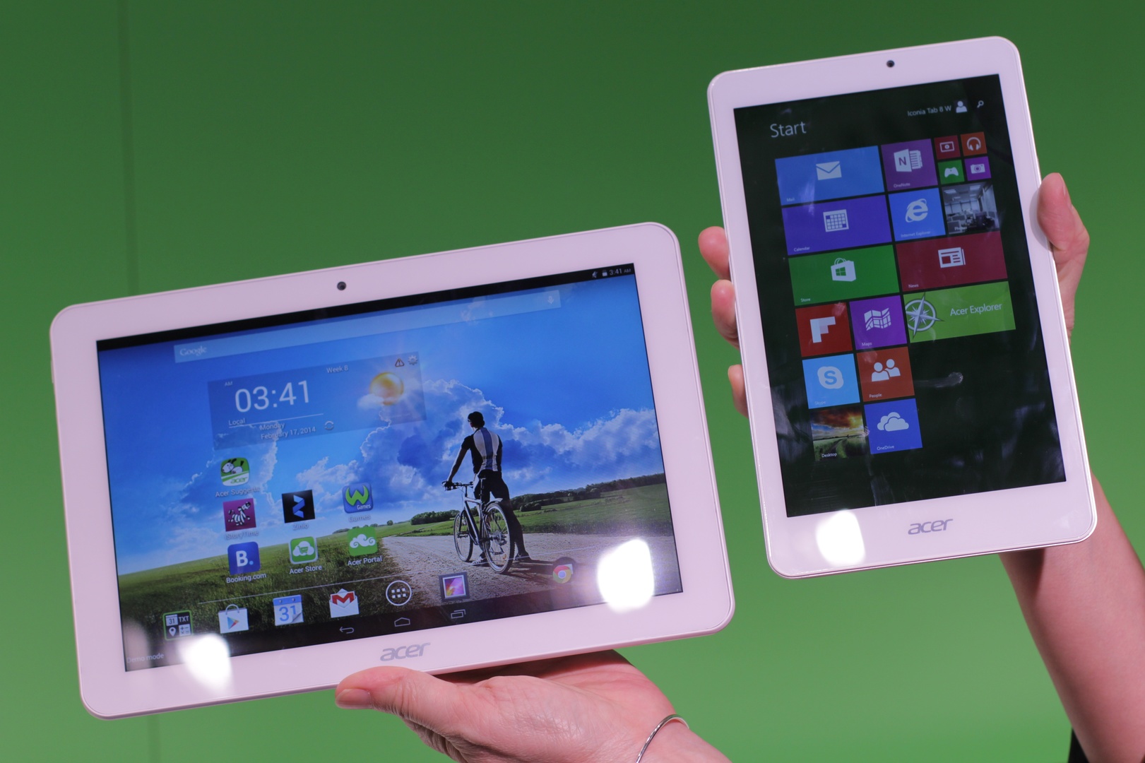 Iconia Tab 8 W mit Windows und Tab 10 mit Android