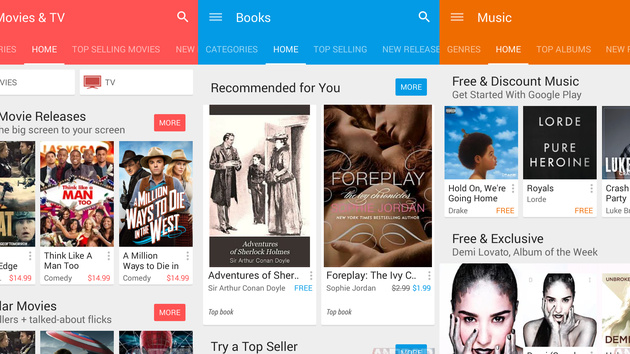 Material Design: Google materialisiert den Play Store
