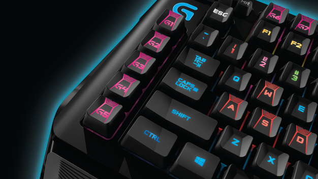 Tastatur: Logitech G910 mit „Romer G“-Schaltern und RGB-LEDs