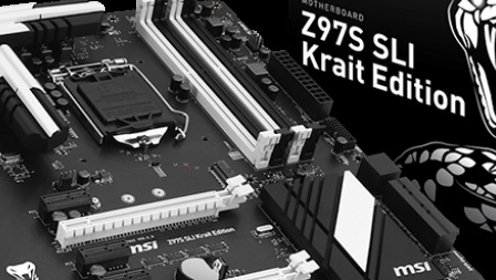 MSI Z97S SLI: Krait Edition im außergewöhnlichen Design für 115 Euro