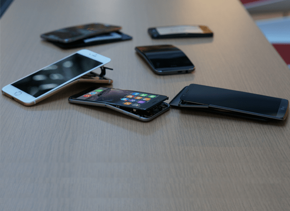 Smartphones nach dem Test