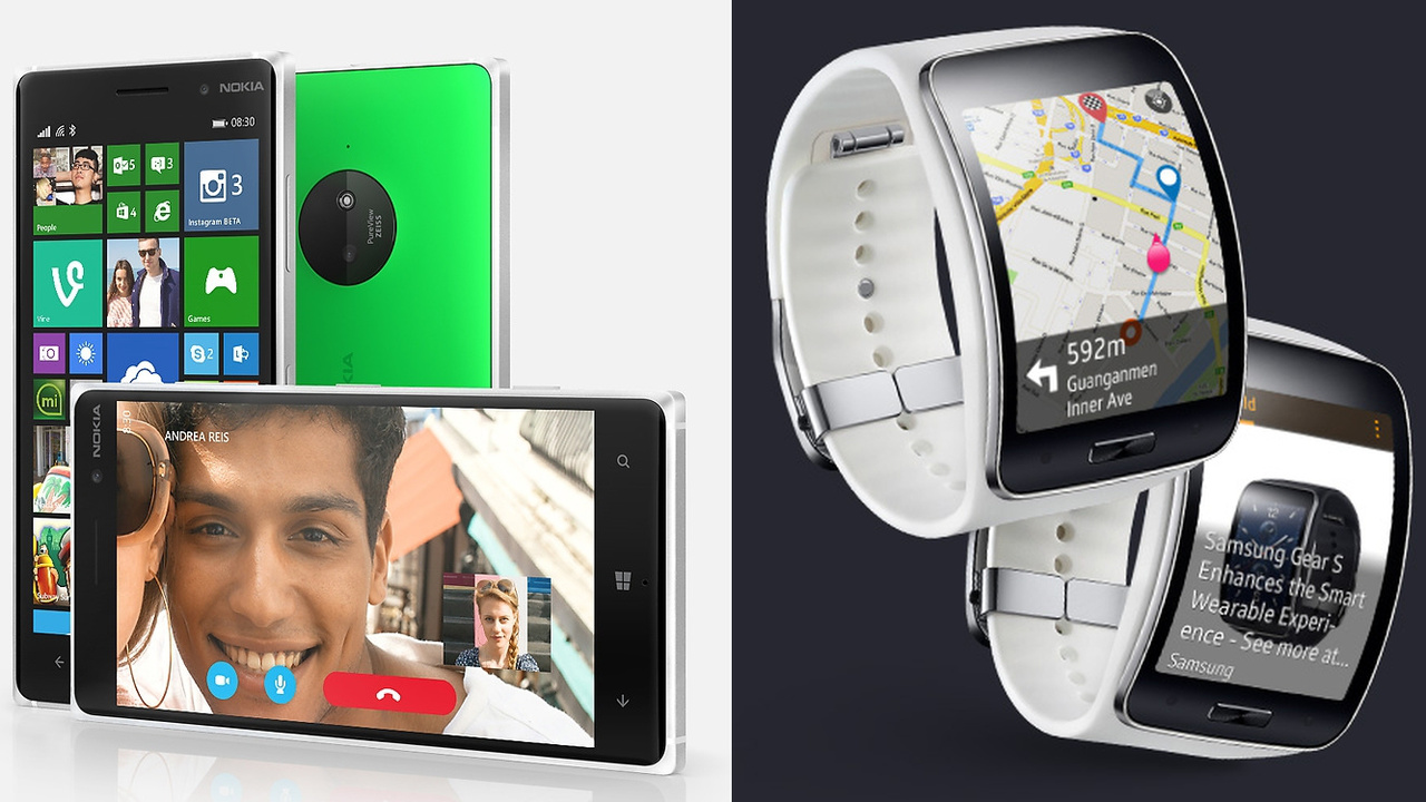 Smartphone und Smartwatch: Lumia 830 und Samsung Gear S erscheinen im Oktober