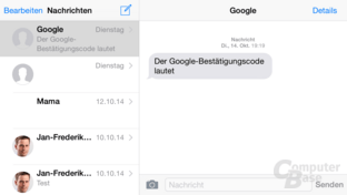 iOS 8 – Nachrichten