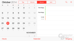 iOS 8 – Kalender