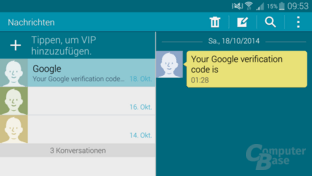 TouchWiz – Nachrichten