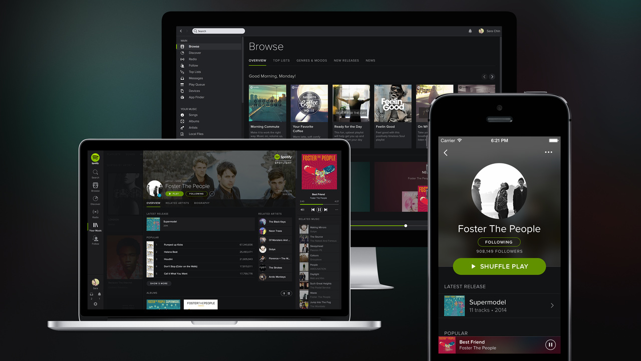 Spotify Family: Premium-Features zum halben Preis
