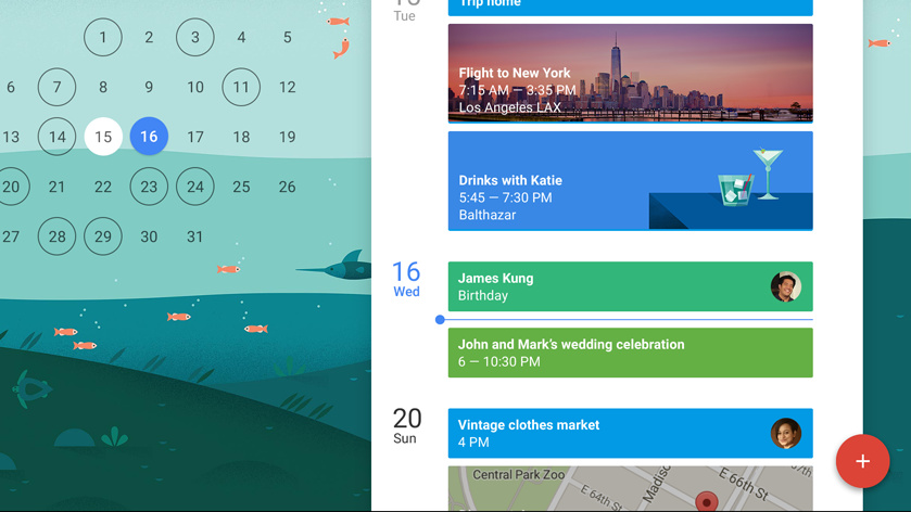 Google Kalender: Neue App mit Material Design erstellt Termine automatisch