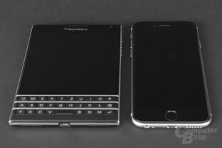 BlackBerry Passport im Vergleich zum iPhone 6