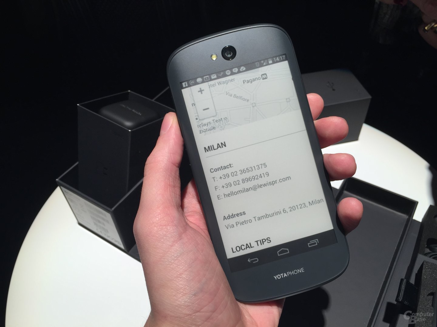 YotaPhone 2 ausprobiert – E-Ink-Display