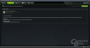 GeForce Experience – Treiberupdate