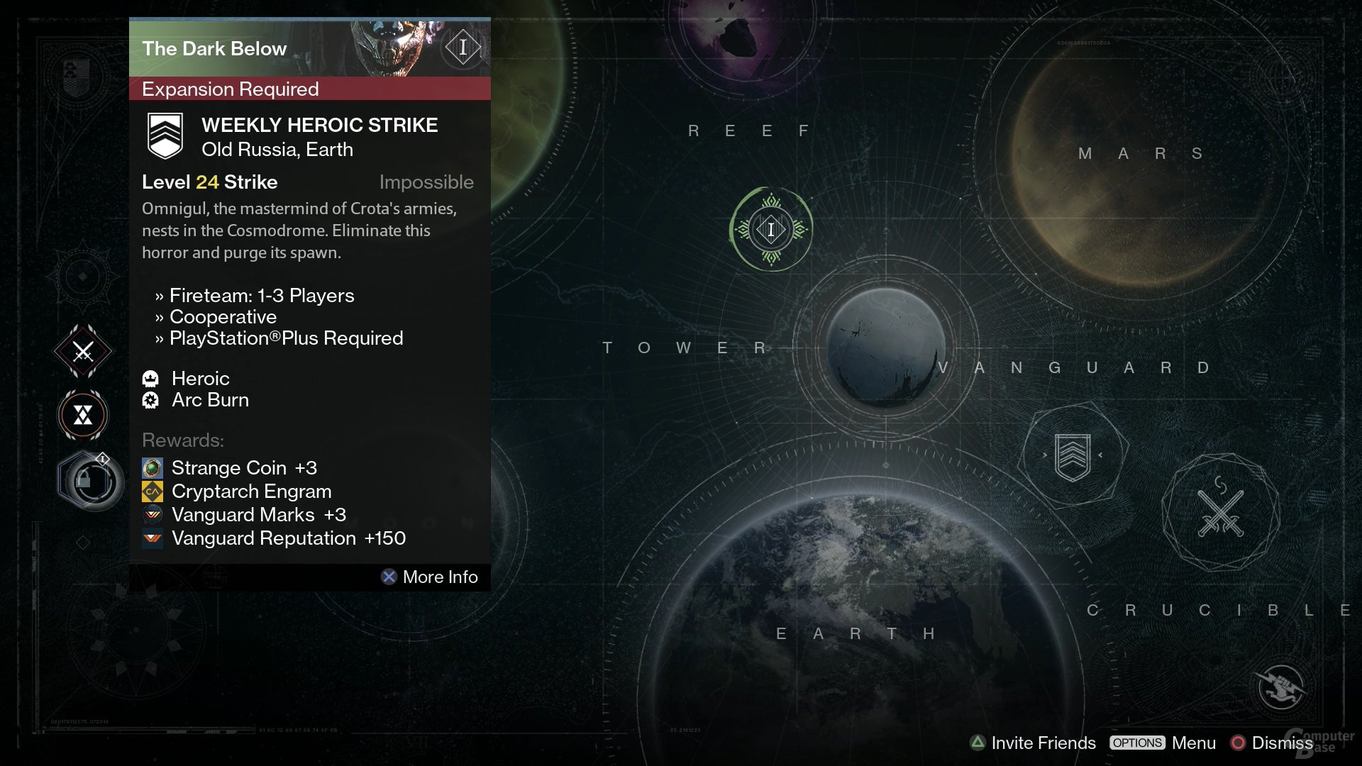 Der wöchentliche Strike ist nur für DLC-Besitzer zugänglich