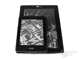 Größenvergleich Icarus Excel 2014 vs. Amazon Paperwhite