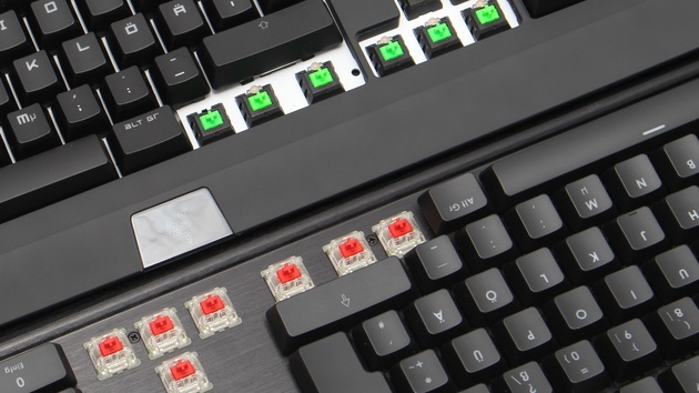 RGB-Tastaturen im Test: Kunterbunt und mechanisch von Corsair und Razer