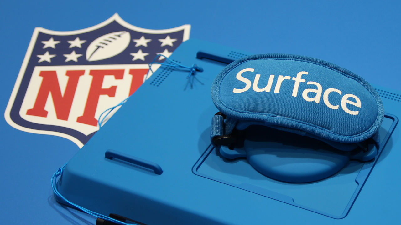 Surface Pro 2: Ein Blick auf das wasserdichte Tablet der NFL