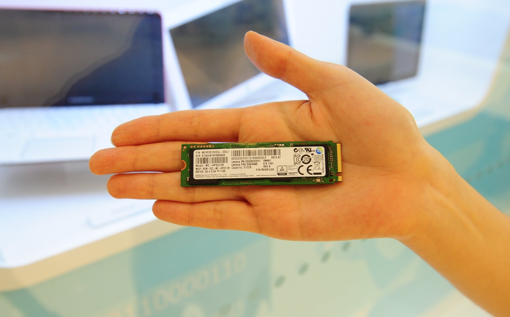 Samsung SM951 – PCIe-SSD im M.2-Format