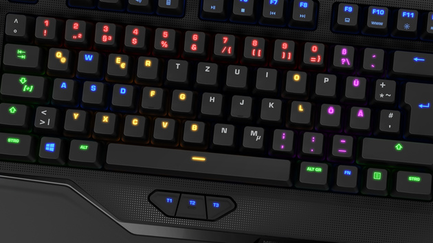 Roccat: Mechanische Tastaturen mit Handyhalter und RGB-LEDs