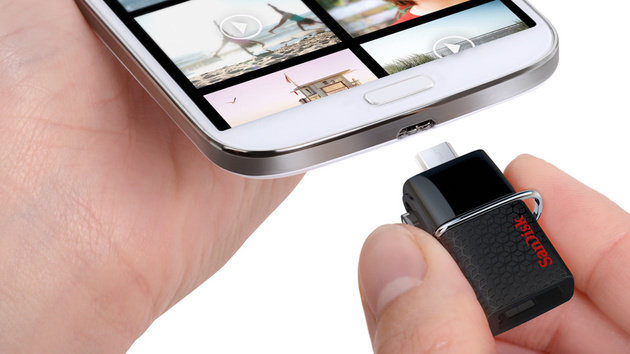 Ultra Dual Drive: SanDisks Smartphone-USB-Stick jetzt mit USB 3.0