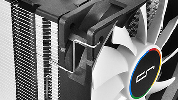 Cryorig H7: Kompakter Prozessorkühler in Schwarz-Weiß-Optik