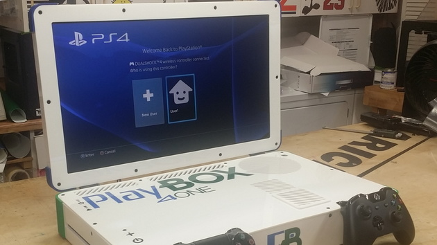 PlayBox: PlayStation 4 und Xbox One als Notebook vereint