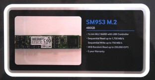 Samsung SM953 mit PCIe im M.2-Format