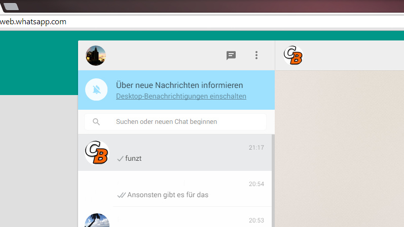 WhatsApp im Browser: Chatten außerhalb der App mit Google Chrome