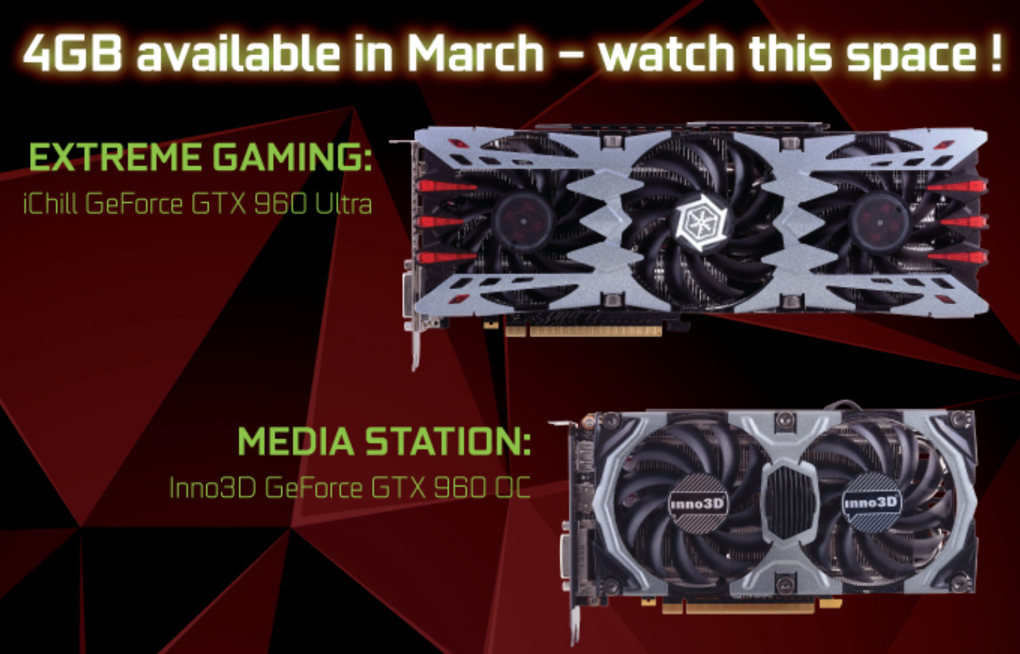 Ab März wird es die GeForce GTX 960 mit vier Gigabyte geben