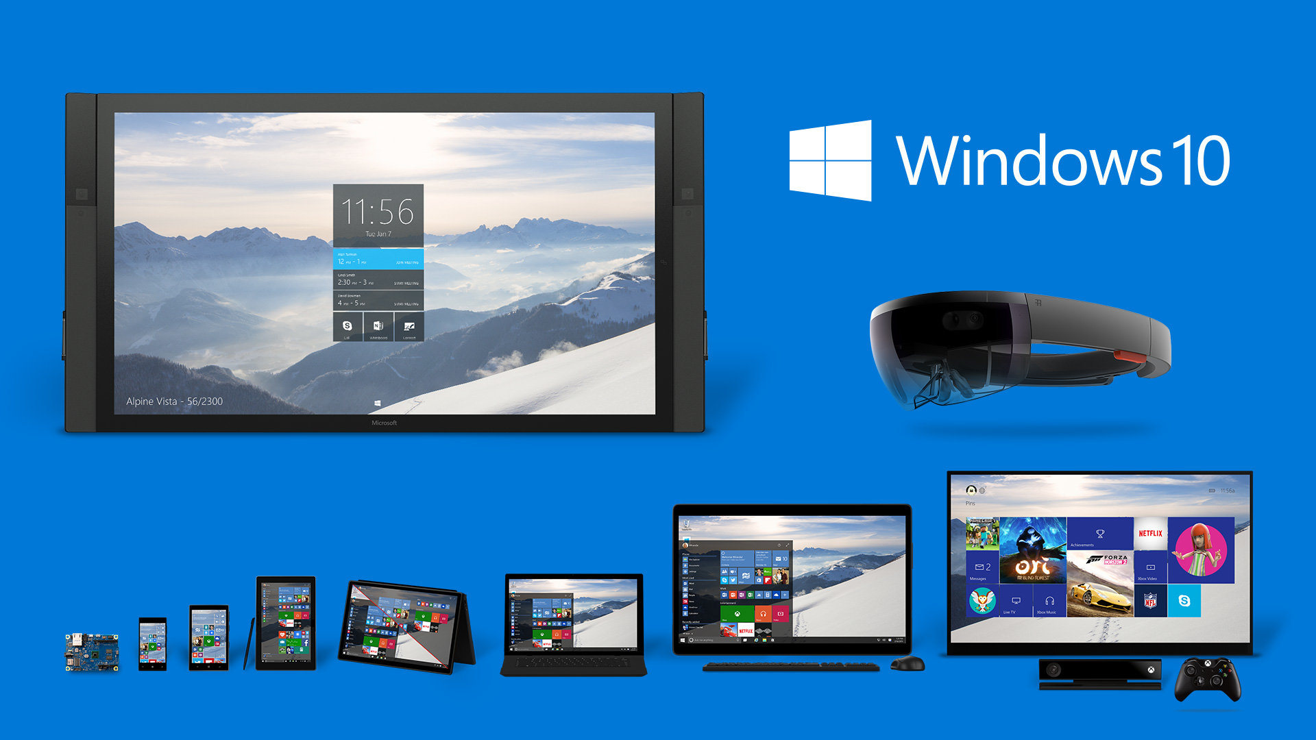 Windows 10 wird es für zahlreiche Geräteklassen geben