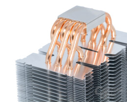 Scythe Mugen 4 – Kupferne Heatpipes mit vernickelter Bodenplatte