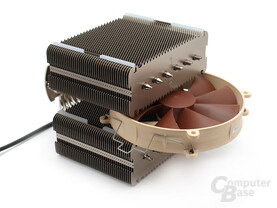 Noctua NH-D14 – Kühlkörper mit zentralem 140-mm-Lüfter