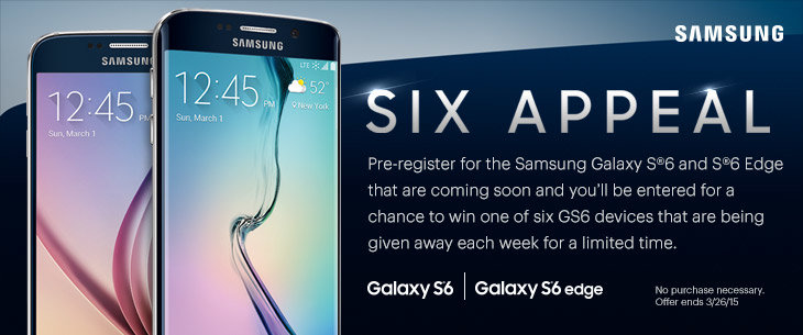 Angebote für Samsung Galaxy S6 und S6 Edge
