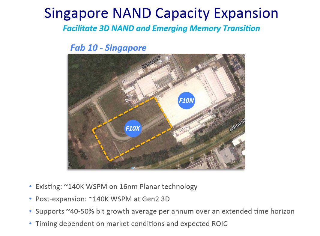 Ausbau der Singapur-NAND-Fabrik