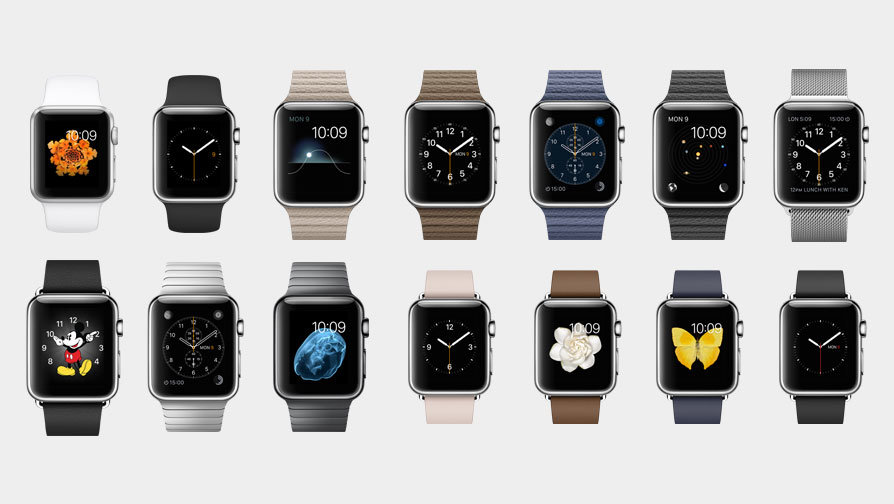 Verschiedene Armbänder der Apple Watch