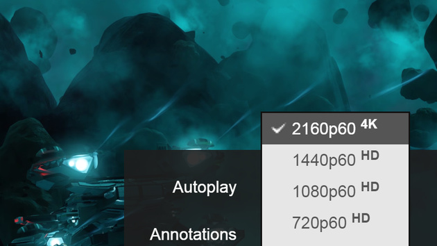 2160p60 4K: YouTube spielt Ultra HD mit bis zu 60 FPS ab