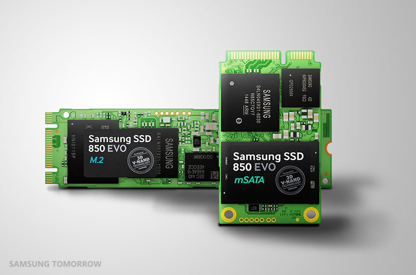 Samsung SSD 850 Evo M.2 und mSATA