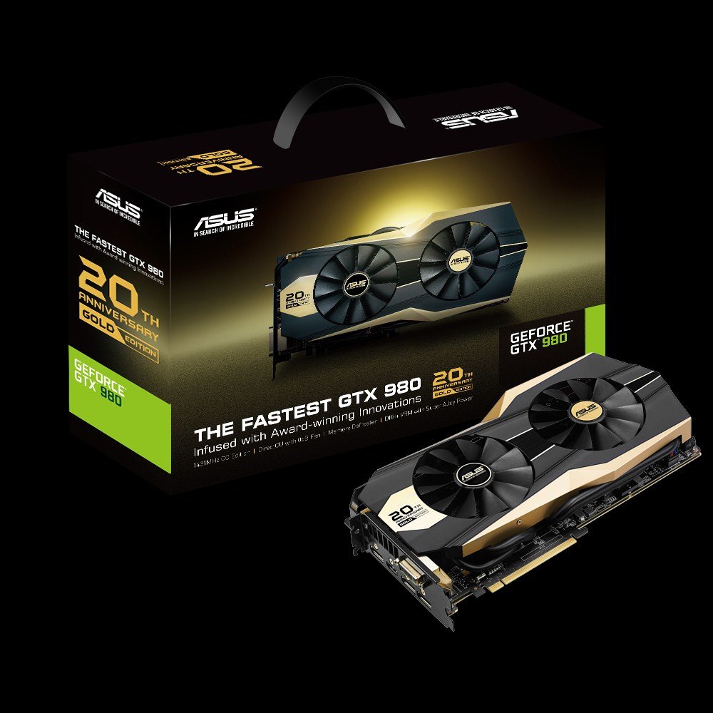 Asus GeForce GTX 980 20th Anniversary Gold Edition