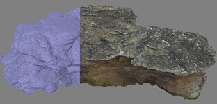 Mit Agisoft Photoscan aus den Fotos erstelltes Objekt