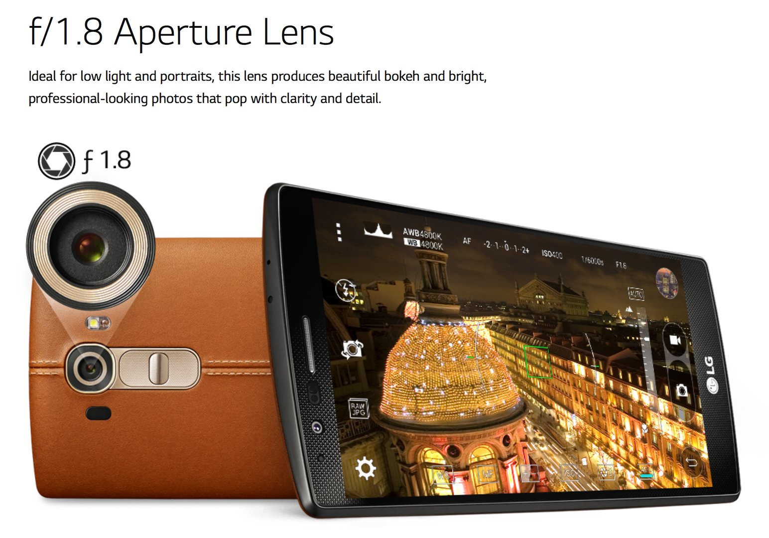 LG G4 – Lichtstarke Kamera