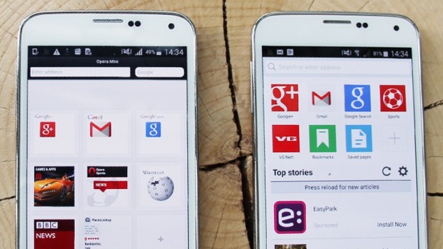 Android-Browser: Opera Mini 8 in neuem Design