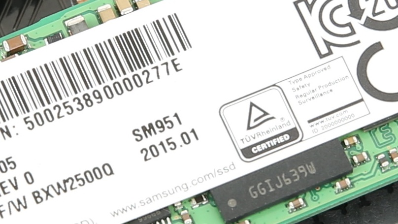 Samsung SM951: NVMe-Version der schnellsten M.2-SSD geht in Serie